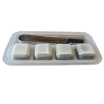 Frosting Es Batu Stainless Steel yang Dapat Digunakan Kembali Terukir Untuk Mendinginkan Anggur